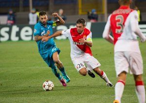 ژرمی تولالان|زنیت 0 - 0 موناکو/ لیگ قهرمانان