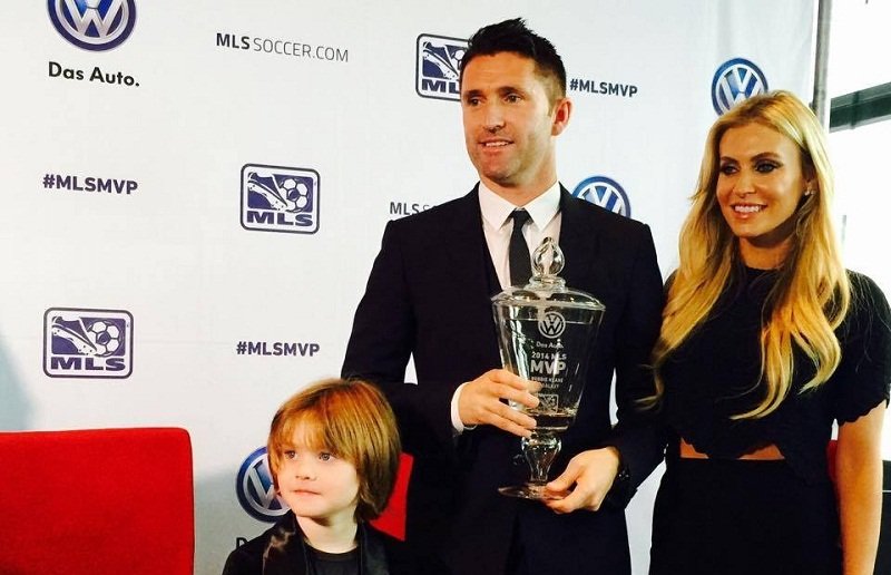 Robbie Keane & His Wife (2014 MLS MVP).jpg