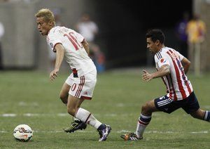 كيسوکه هوندا|آث میلان 3-0 گوادالاراخا مکزیک / دیدار دوستانه