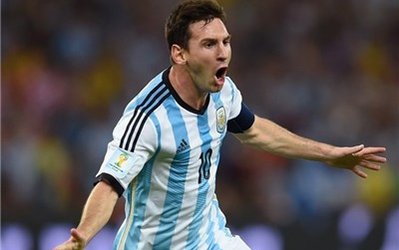 مسی، بهترین بازیکن دیدار آرژانتین - بوسنی