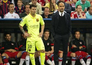 لیونل مسی|بایرن مونیخ 3 - 2 بارسلونا / لیگ قهرمانان