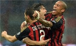 میلانی ها در شب درخشش کاکا با 3 گل از سد کیه وو گذشتند .