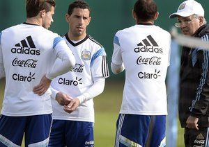 ماسکرانو - گاگو - ماکسی ملیانو رودریگز|تمرین تیم ملی آرژانتین