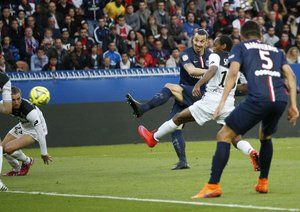 زلاتان ایبراهیموویچ|پاریس سن ژرمن 6 - 0 گوینگام / لوشامپیونه