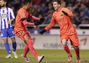 لیونل مسی|دپورتیوو لاکرونیا 0 - 4 بارسلونا / لالیگا