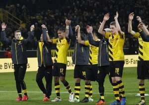 شادی بازیکنان دورتموند