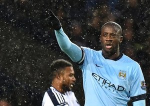 یحیی توره|وست برومویچ 1 - 3 منچستر سیتی / لیگ جزیره