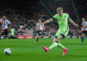 کوین دی بروین|ساندرلند 1 - 4 منچستر سیتی / جام اتحادیه