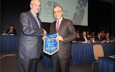 تبریک سال نوی میلادی به کفاشیان از سوی رئیس AFC