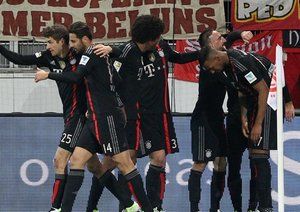 شادی شاگردان گواردیولا|ماینتس 1 - 2 بایرن مونیخ / بوندسلیگا