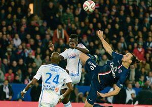 زلاتان ایبراهیموویچ|پاریس سن ژرمن 2 - 0 المپیک مارسی / لوشامپیونه