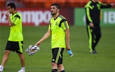 ویا پس از جام جهانی 2014 از تیم ملی اسپانیا خداحافظی می‌کند