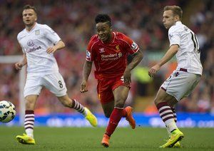 رحيم استرلینگ|لیورپول 0-1 استون ویلا / لیگ جزیره