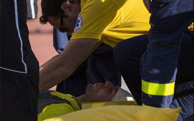 برخورد موشک به سر کاکا+تصاویر