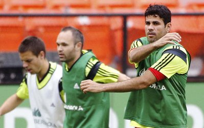 واکنش کاستا و اینیستا به پیروزی اسپانیا برابر لوکزامبورگ