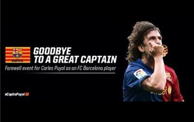 برنامه ویژه بارسلونا برای خداحافظی پویول