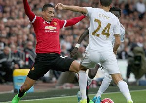 کریس اسمالینگ|سوانسی 2 - 1 منچستر یونایتد / لیگ جزیره