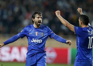 آندره آ پیرلو|موناکو 0 - 0 یوونتوس / لیگ قهرمانان