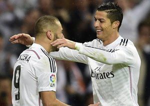 کریم بنزما - کریستیانو رونالدو|رئال مادرید 5 - 1 رایو والکانو / لالیگا