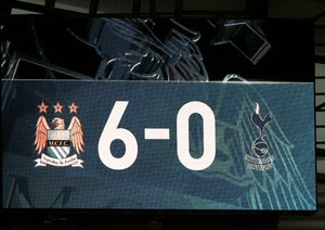 منچسترسیتی 6-0 تاتنهام / هفته دوازدهم