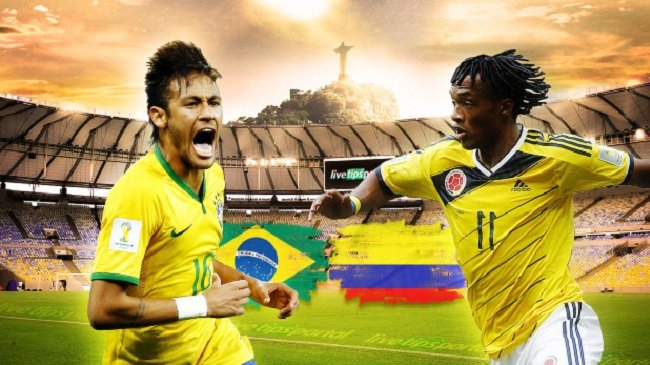 برزیل 2 - 1 کلمبیا