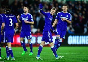 آندره شورله|سوانسی 0 - 5 چلسی / لیگ انگلستان