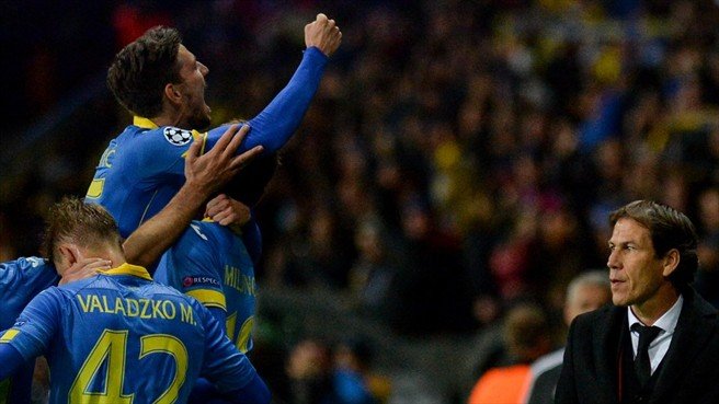 شادی بازیکنان بیت بوریسوف