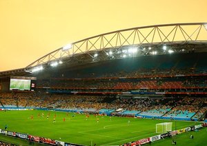 نمای زیبا از استادیوم ANZ