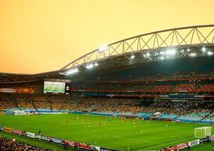 نمای زیبا از استادیوم ANZ|استرالیا 4 - 0 عمان / جام ملت های آسیا 2015