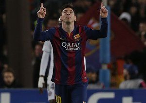 لیونل مسی|بارسلونا 3 - 1 پاریس سن ژرمن / لیگ قهرمانان