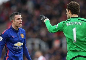 رابین فن پرسی|استوک سیتی 1 - 1 منچستر یونایتد / لیگ جزیره