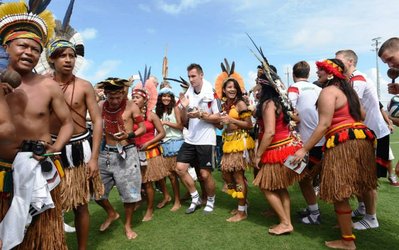 تصمیم جالب یواخیم لو در تمرینات تیم ملی آلمان / سرخ پوستان میهمان ویژه ژرمن ها + تصاویر