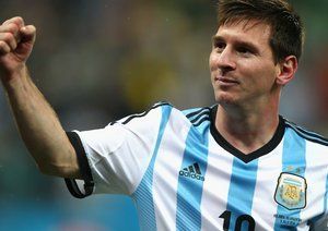 لیونل مسی|شادمانی لیونل مسی بعد از پیروزی در ضربات پنالتی و صعود به فینال جام جهانی.