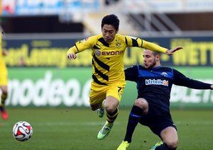 شينجی کاواگا|پادِربورن 2 - 2 بوروسيا دورتموند / بوندسلیگا