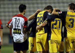 شادی بازیکنان اتلتیکو