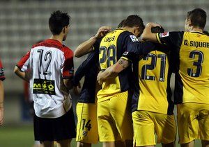 شادی بازیکنان اتلتیکو|اِل هوسپیتالِت 0 - 3 اتلتیکو مادرید / جام حذفی