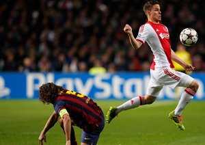 آژاکس 2-1 بارسلونا / گروه H لیگ قهرمانان اروپا