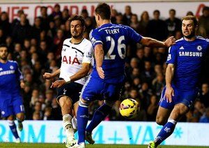 ناصر چادلی|تاتنهام 5 - 3 چلسی / لیگ جزیره