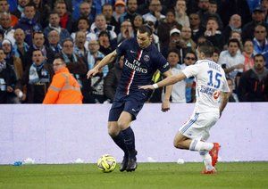 زلاتان ایبراهیموویچ|المپیک مارسی 2 - 3 پاریس سن ژرمن / لوشامپیونه