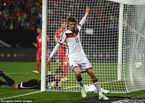 توماس مولر|آلمان 4 - 0 جیبرالتِر / مقدماتی جام ملت های اروپا