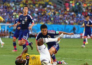 ياسويوكی كونو - راموس|خطای ياسويوكی كونو از ژاپن روی پای راموس .