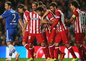 اتلتیکو مادرید - ایوانوویچ|خوشحالی بازیکنان اتلتیکو از صعود به فینال و حسرت ایوانویچ