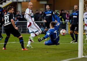 آرین روبن|پادِربورن 0 - 6 بایرن مونیخ / بوندسلیگا