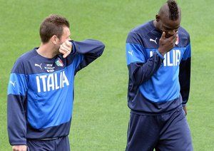 آنتونیو کاسانو - بالوتلی|تمرین تیم ملی ایتالیا