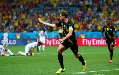 کرهجنوبی 0 - بلژیک 1 / بلژیک 10 نفره 9 امتیازی شد