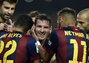 لیونل مسی|بارسلونا 3 - ایبار / لالیگا