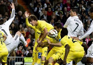 درگیری بازیکنان|رئال مادرید 1 - 1 ویارئال / لالیگا