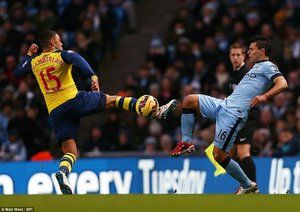 سرخیو آگیرو -  چمبرلین|منچستر سیتی 0 - 2 آرسنال / لیگ جزیره