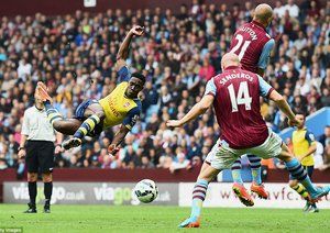 دنی ولبک|آستون‌ویلا  0-3 آرسنال / لیگ جزیره