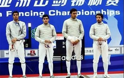 اینچئون | تیم ملی شمشیربازی سابر ایران به مدال نقره دست یافت